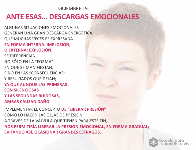 Ante esas... descargas emocionales